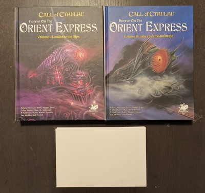 Call of Cthulhu: Horror on the Orient Express 7e Two Books & Map