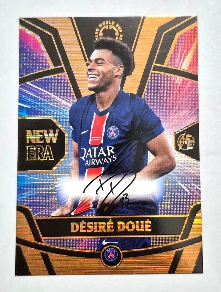 2025 FIFA CLUB WORLD CUP FE Card - DESIRE DOUE Printed Auto GOLD FOIL GOLDEN BOY - Image 2 of 4