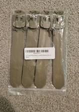 6" MOLLE Sticks, Set Of 4, (Tan), Plastic Clips To Attach Gear To Molle Webbing