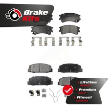 Front Rear Semi-Metallic Brake Pads Kit For 2003-2005 Mazda 6