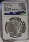 2023 US Peace Silver Dollar .999 Silver NGC MS70 FDOI