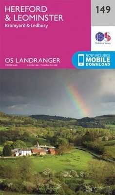 Hereford & Leominster, Bromyard & Ledbury by Ordnance Survey Folded Book