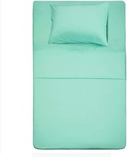 Best Season Twin Size Sheets Set - 3 Piece Mint Color Brushed Microfiber Bed S