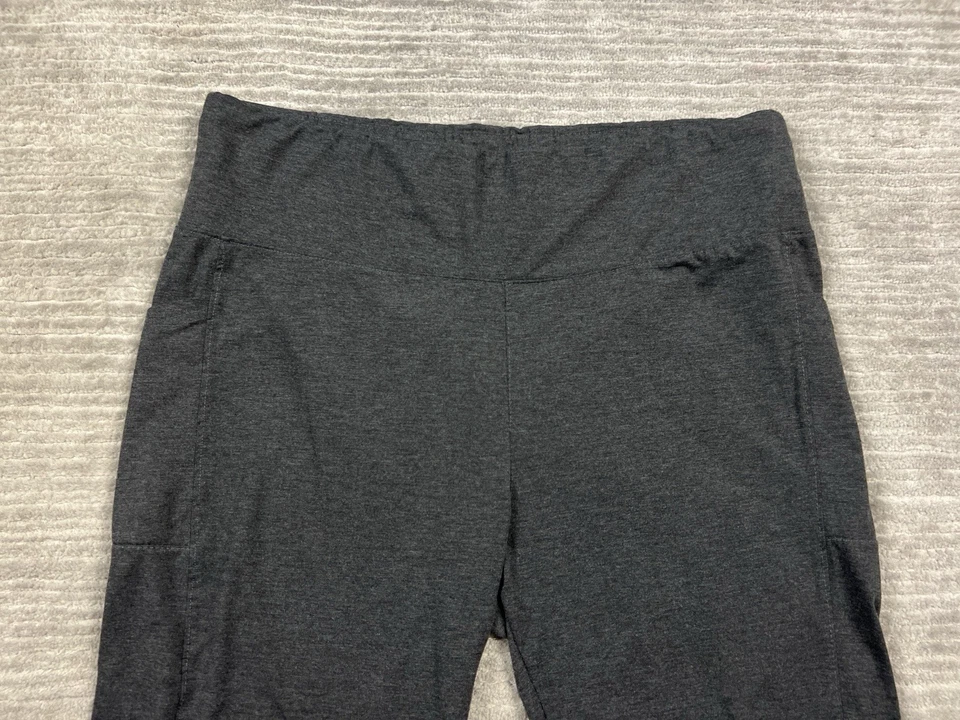 Pantalones Cortos Daisy Fuentes Para Mujer 3x Gris Ajuste Atlético Mezcla de Algodón Foto 2 de 4