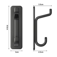 Self Adhesive Hooks Extra Sticky Strong Hanging Up To 6Kg Heavy Duty Stick On