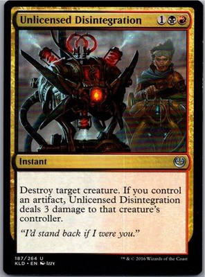 #187 Unlicensed Disintegration The List Reprints Uncommon