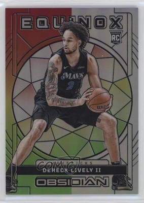 2023 Obsidian Electric Etch Reggae Flood 48/60 Dereck Lively II Rookie RC 11ng