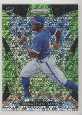 2019 Panini Prizm Tier II Lime Green Donut Circle 5/199 Jonathan Davis #162 fm0