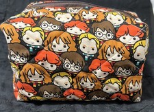 Harry Potter Chibi Collage Print Makeup/Travel/Cosmetic Bag-Handmade