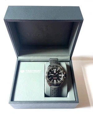 Tag Heuer Formula 1 Black Dial Men’s Rubber Strap Quartz Watch