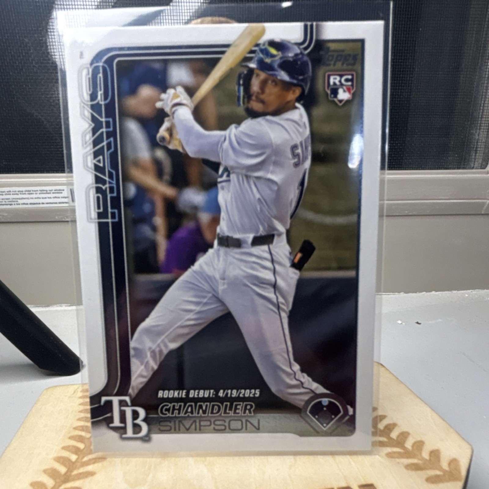 Topps 2025 Update Series Rookie Debut Chandler Simpson #US349 Tampa Bay Rays