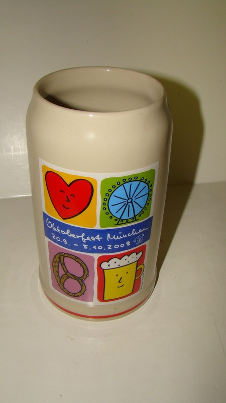 Munchen Oktoberfest signed beer mug by Rastal Munich Germany 2008 box