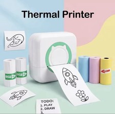 Mini Pocket Bluetooth Thermal Printer Compatible Android iOS Smartphone