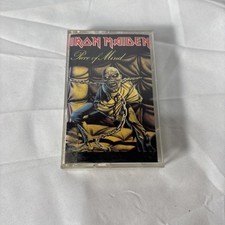 Iron Maiden: Piece of Mind Cassette, 1983 EMI Records Heavy Metal The Trooper