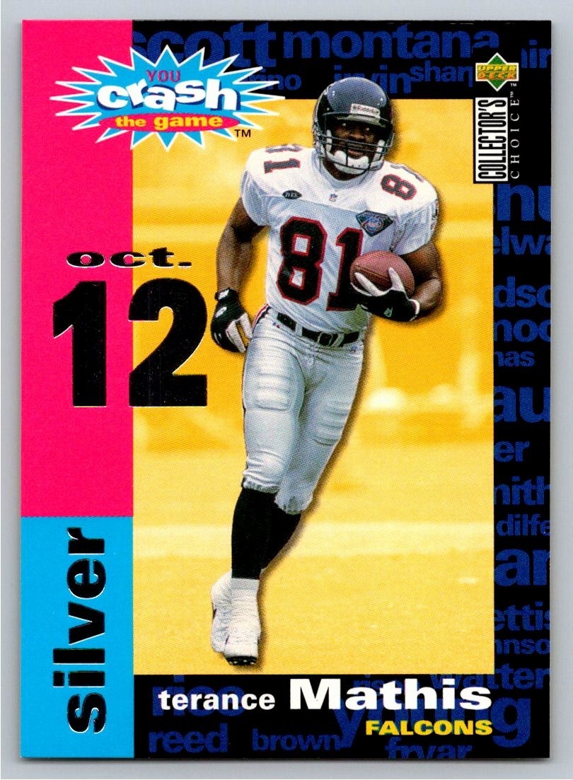 抵当証券 MORTGAGE 94冊セット Terance Mathis 1995 Collector's Choice #C28 You Crash the Game