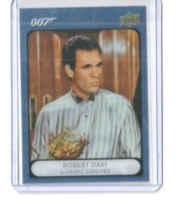 James Bond Villains & Henchmen Acetate Parallel SP Trading Card #85 Robert Davi 