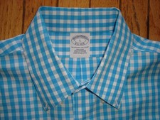 BROOKS BROTHERS MEN'S 100 SUPIMA COTTON LONGSLEEVES SHIRT LARGE HARDLY WORN 