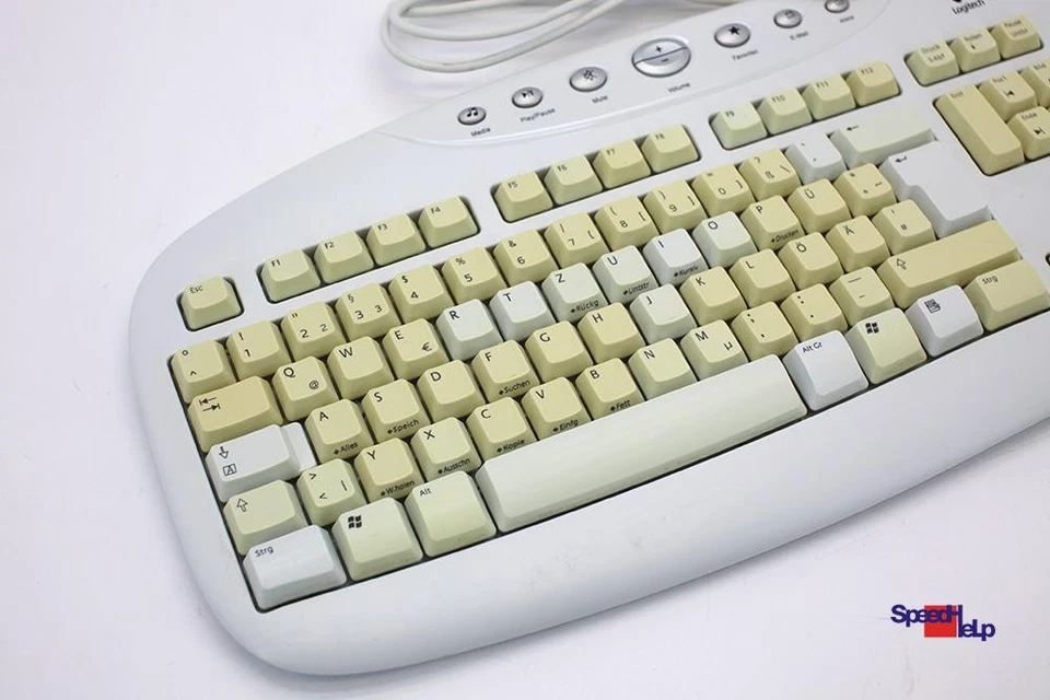 Logitech Y-SZ49 PS/2 Keyboard Computer DE German PS2 QWERTZ Alte Old PC - Image 2 of 4