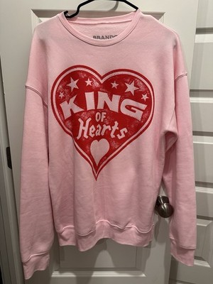 Brandon Lake King Of Hearts Sweatshirt Women s Size Medium 