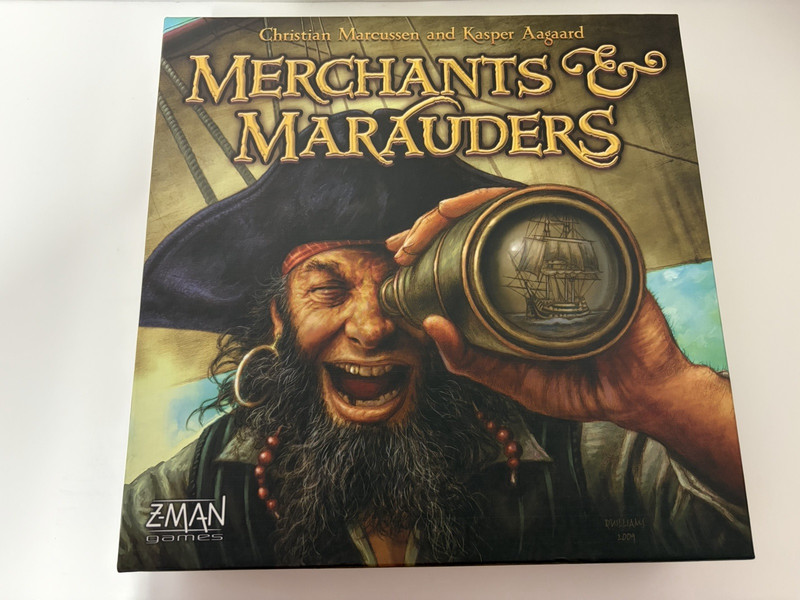 Merchants and Marauders Board Game -Z-Man Games- (Preowned) Complete