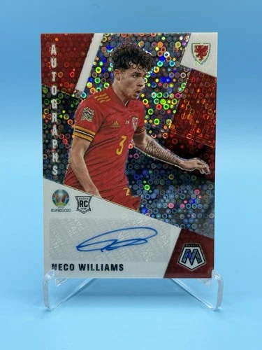 2021 Panini Mosaic UEFA Euro 2020 Circles Prizm Neco Williams (RC) Autograph