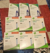 300 One Touch Ultra Test Strips And 3 Level 3 Control Solution Sealed 