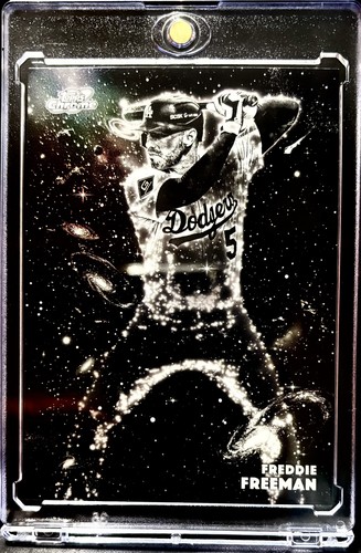 Freddie Freeman [Constellation Variation] #98 2025 Topps Cosmic Chrome card