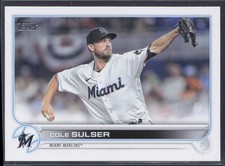 Cole Sulser 2022 Topps Update #US103 Miami Marlins