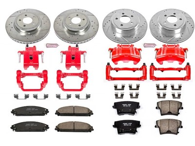 Front and Rear Brake Pad and Rotor Kit For Dodge Challenger VS571VM
