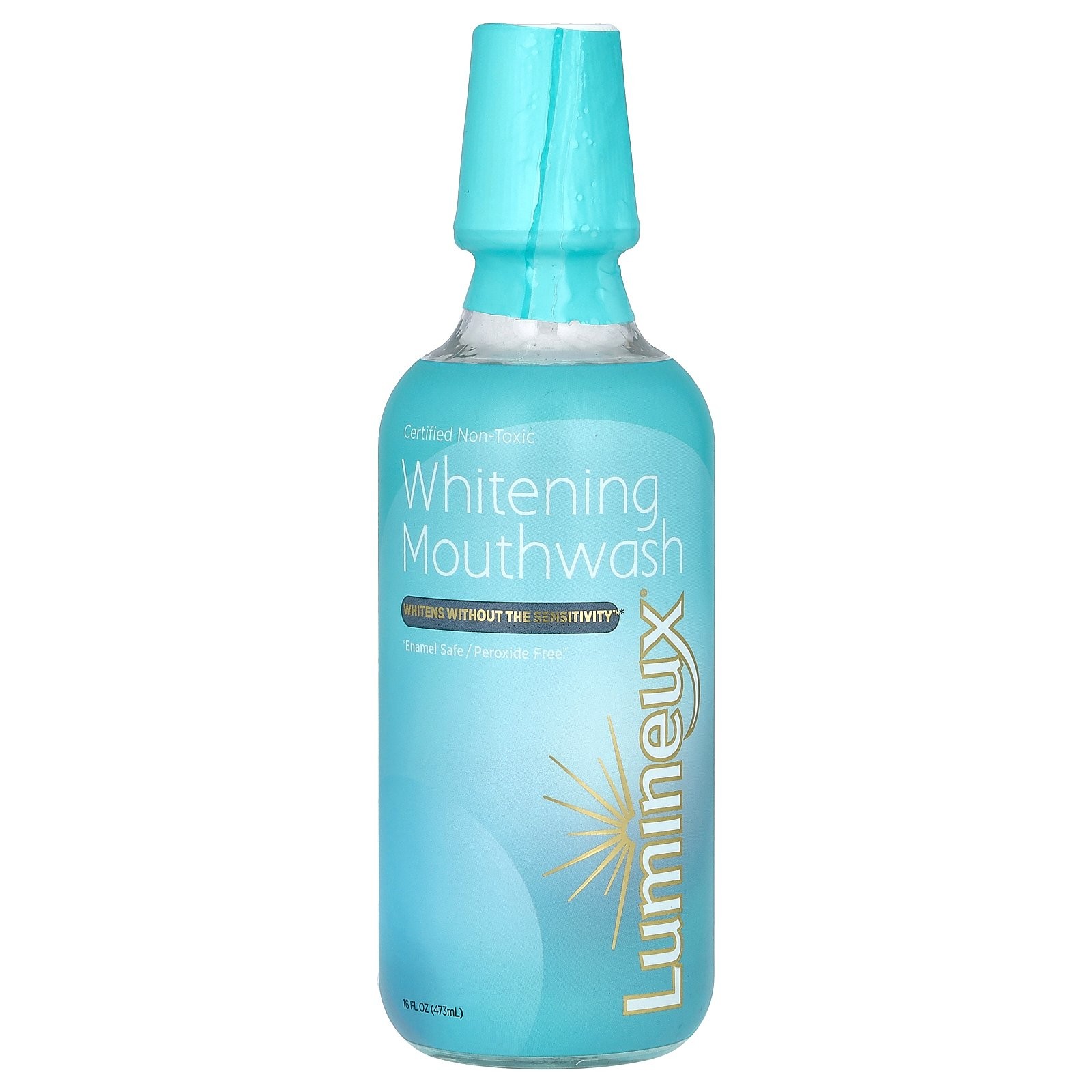 Сертифицированная нетоксичная отбеливающая жидкость для полоскания рта, 16 жидких унций (473 мл)