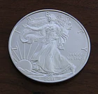 2011 UNC. Walking Liberty American Eagle Silver Dollar - 1 troy ounce 0.999 fine
