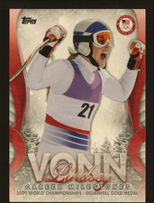 2018 Topps Career Milestones #LV-6 - Lindsey Vonn - SKIING - Inv# 6047