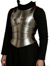 Women  s Medieval Steel Cuirass   Lightweight Chest Armor for Cosplay, LARP  Re