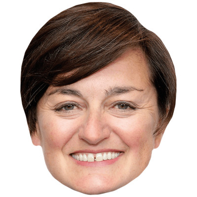 Zoe Lyons (Smile) Celebrity Mask, Flat Card Face, Fancy Dress Mask