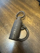 RARE Unique functional antique padlock with original key 17-18th century