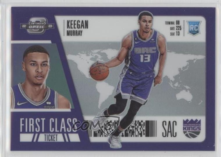 2022-23 Panini Contenders Optic First Class Ticket Keegan Murray #8 13hf