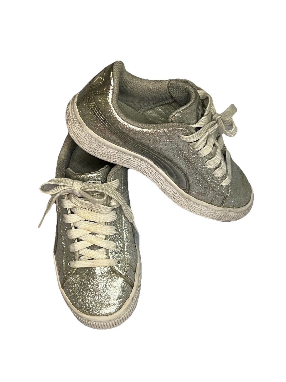 SAOLA Puma bambino 11 5 glitter argento