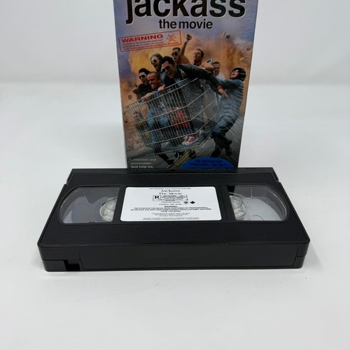 Jackass The Movie (VHS, 2002, Promo Copy) Johnny Knoxville - Steve-O - Wee Man - Picture 8 of 13
