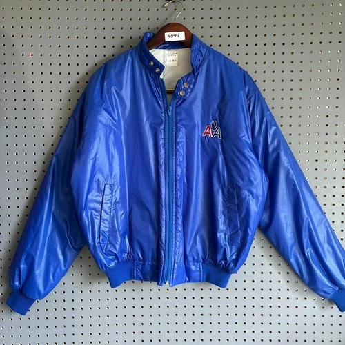 Vintage American Airlines Employee Bomber Jacket Adult Size Large image 2