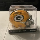 Jordy Nelson Signed Riddell Speed Green Bay Packers Mini Helmet JSA Certified
