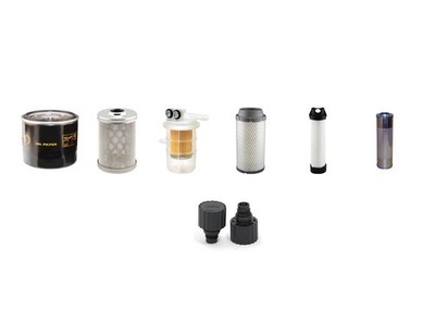 Filter Kit Fits SCHAEFF HR 12 (355/4974 - 355/5586) w/MITUSBISHI L3E (13KW) Eng