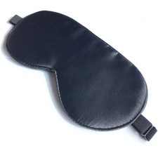 Silk Sleep Mask Adjustable Strap Blackout Blindfold for Men Women Comfortable