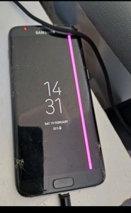 Samsung Galaxy S7 edge SM-G935F - 32GB - Black Onyx (entsperrt) braucht Vorder- und Rückseite