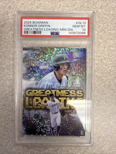 2025 Bowman Chrome Konnor Griffin Greatness Loading Mini Diamond PSA 10  103/150