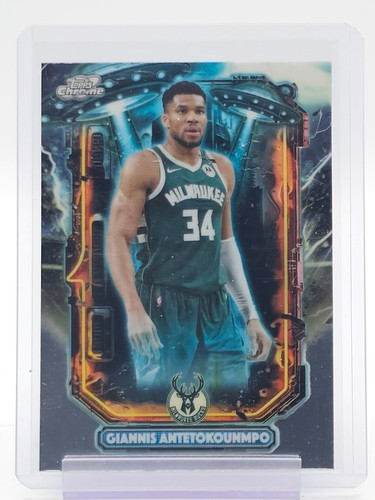 GIANNIS ANTETOKOUNMPO 2025-26 TOPPS COSMIC CHROME EXTRATERRESTRIAL TALENT Q7505