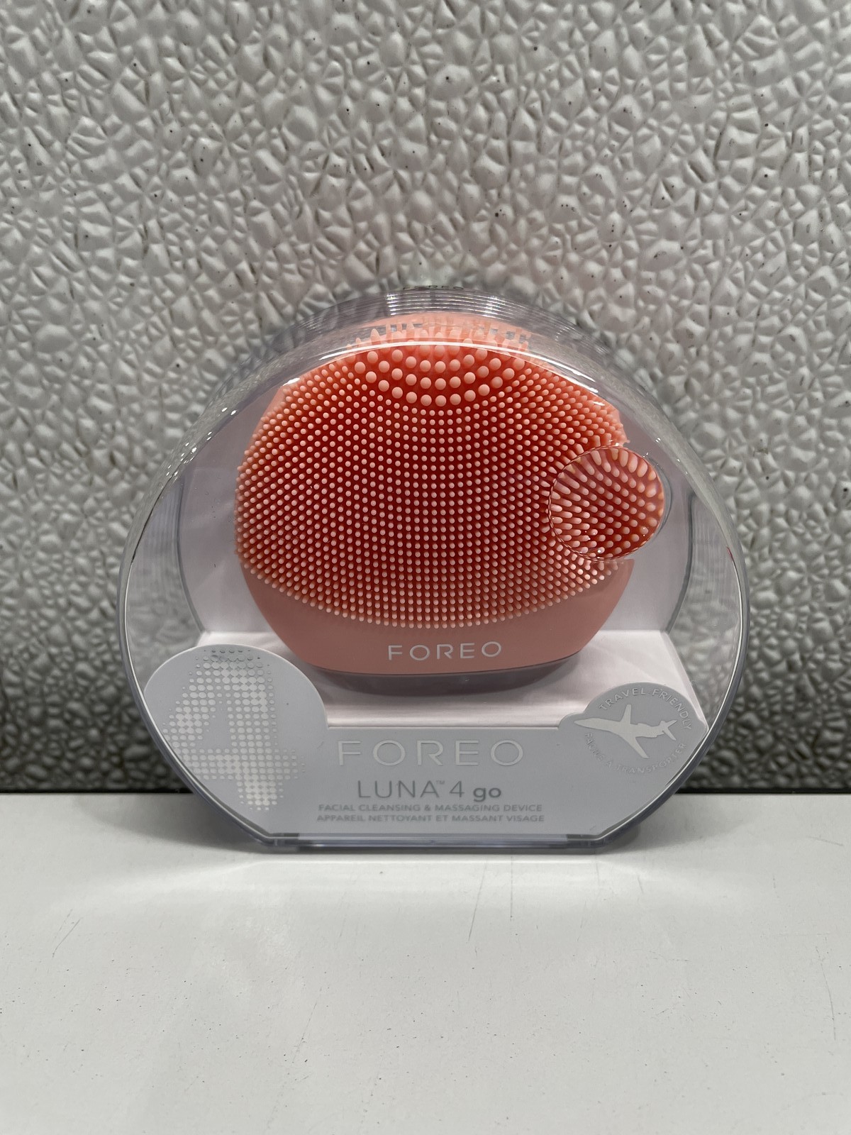 Foreo Luna 4 Go Facial Cleansing & Massage Device, Peach Perfect