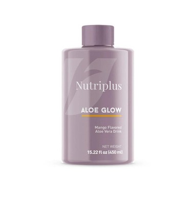 NUTRIPLUS ALOE GLOW MANGO DRINK SUPPLEMENT 15.22oz 450ml 