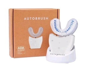 AutoBrush Sonic Pro Electric Toothbrush U Shape Adult Brush Base White