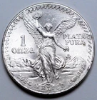 1984 1 Oz Onza Ley 999 SILVER MEXICO Libertad Plata Pura Coin Round No Reserve !