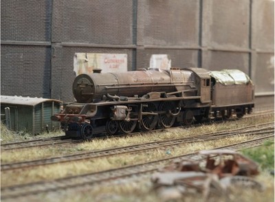 Spur O Lokomotive: Scrapyard Princess Royal Class, stark verrostet. Ref K8